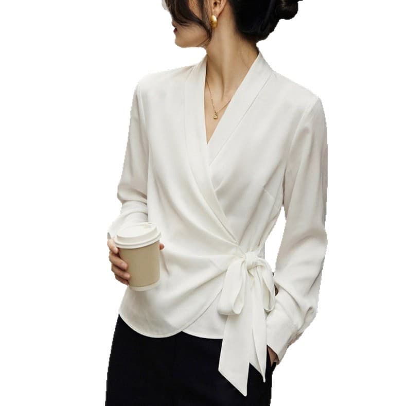 Chic Versatile Workwear Blouse