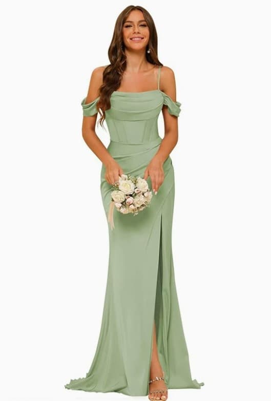 Womens Sexy, Chic, And Elegant Strap Dress Yellow Green US 8